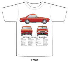 Reliant Scimitar GT Coupe SE4a 1966 T-shirt Front